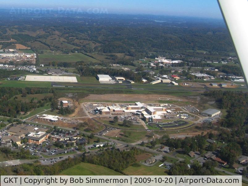 Gatlinburg-pigeon Forge Airport (GKT) - Downwind for 28