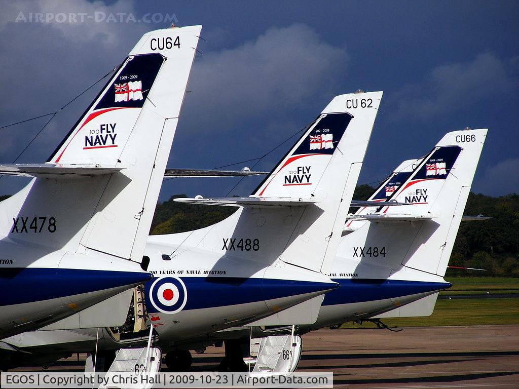 RAF Shawbury Airport, Shawbury, England United Kingdom (EGOS) - SA Jetstream T2, Royal Navy, 750 NAS