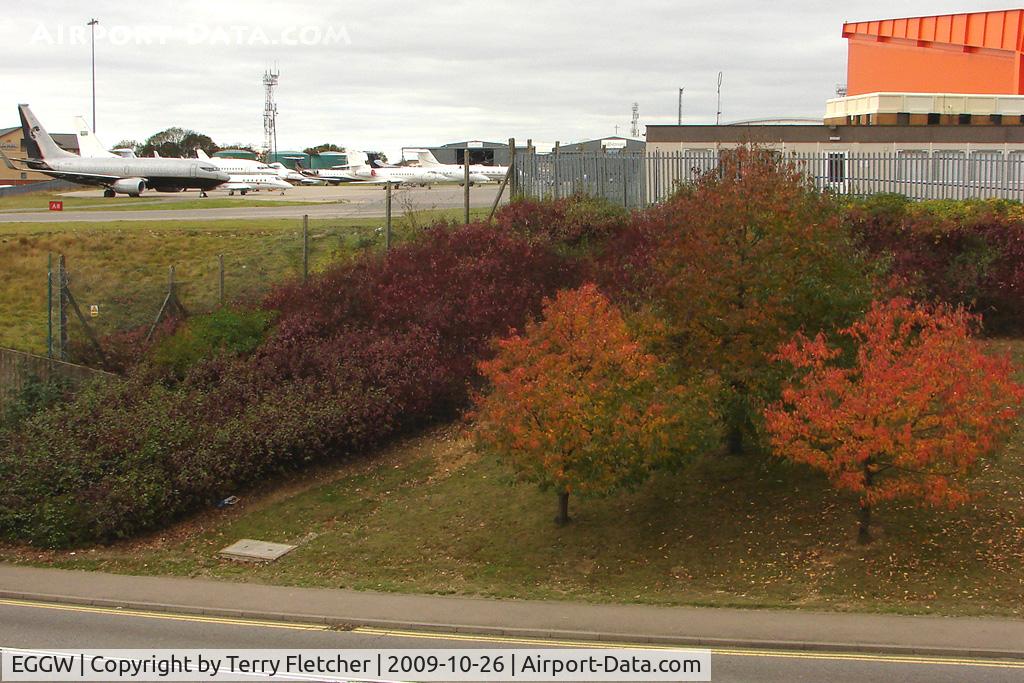 London Luton Airport, London, England United Kingdom (EGGW) - Luton Airport in the 'Fall'