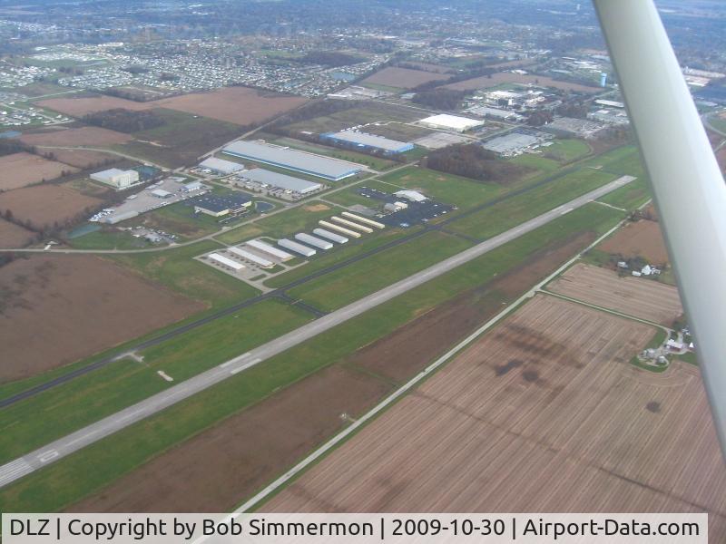 Delaware Municipal - Jim Moore Field Airport (DLZ) - Looking NE