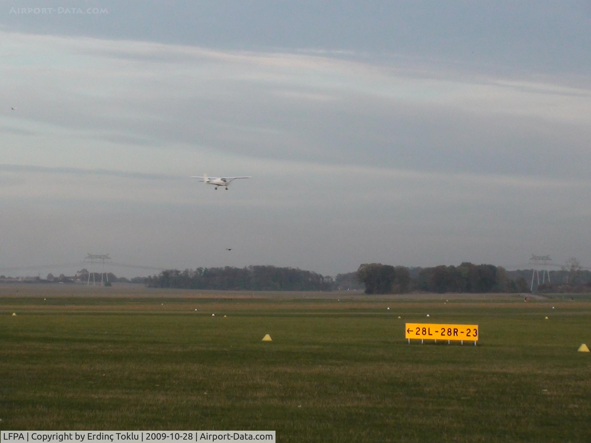 Persan Beaumont Airport, Persan, Beaumont France (LFPA) - Late afternoon at Persan-Beaumont, RWY 10 in use