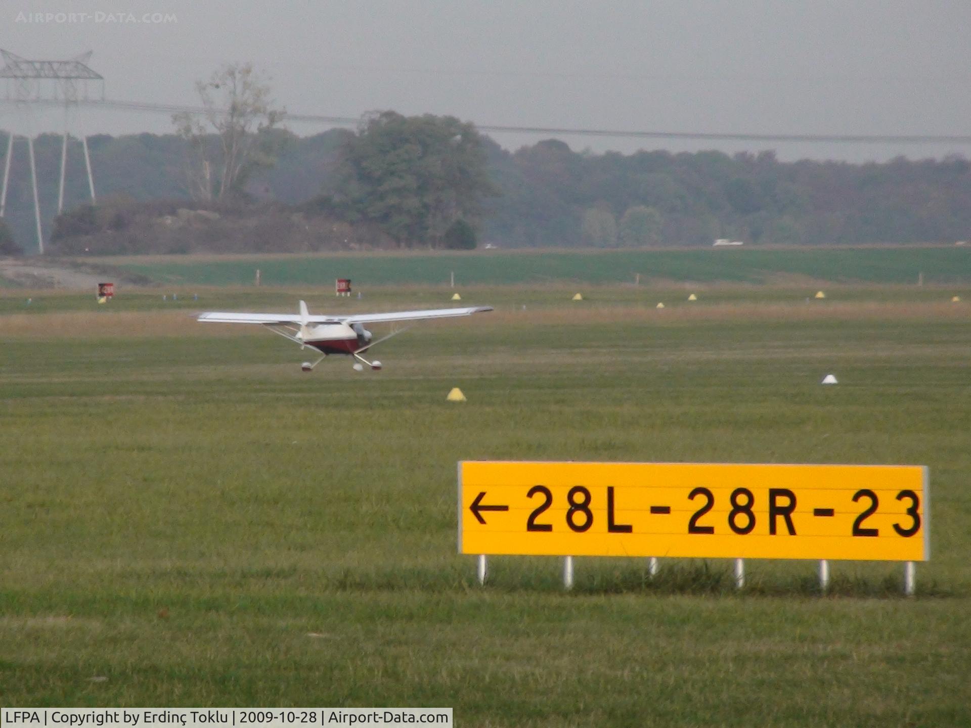 Persan Beaumont Airport, Persan, Beaumont France (LFPA) - Late afternoon at Persan-Beaumont, RWY 10 in use