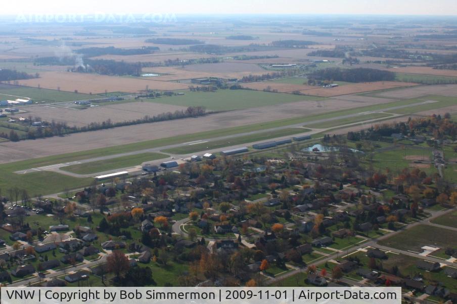 Van Wert County Airport (VNW) - In the pattern Looking SW