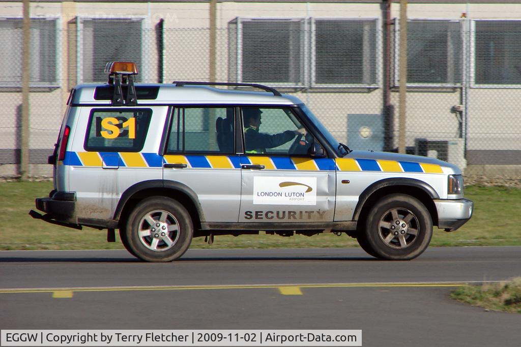 London Luton Airport, London, England United Kingdom (EGGW) - Security at Luton