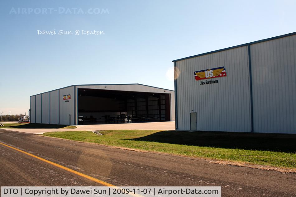 Denton Municipal Airport (DTO) - hanger of USFA