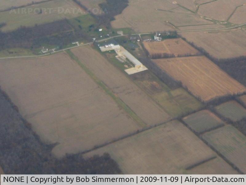 NONE Airport - Uncharted strip on Middleboro Rd. north of Blanchester, Ohio.