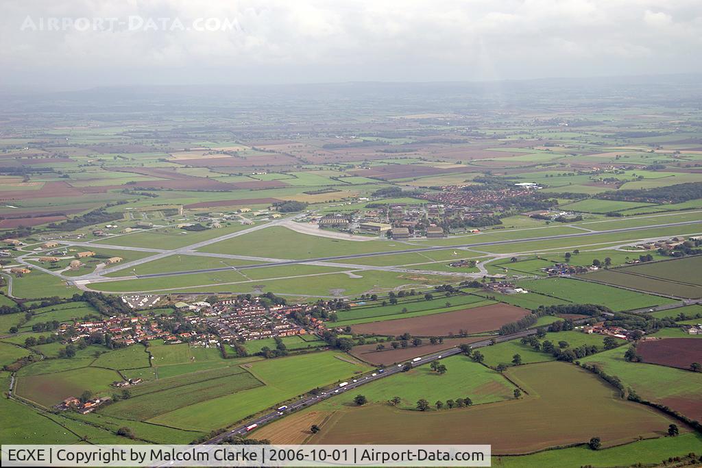 RAF Leeming Airport, Leeming Bar, England United Kingdom (EGXE) - RAF Leeming, UK - the northern end.