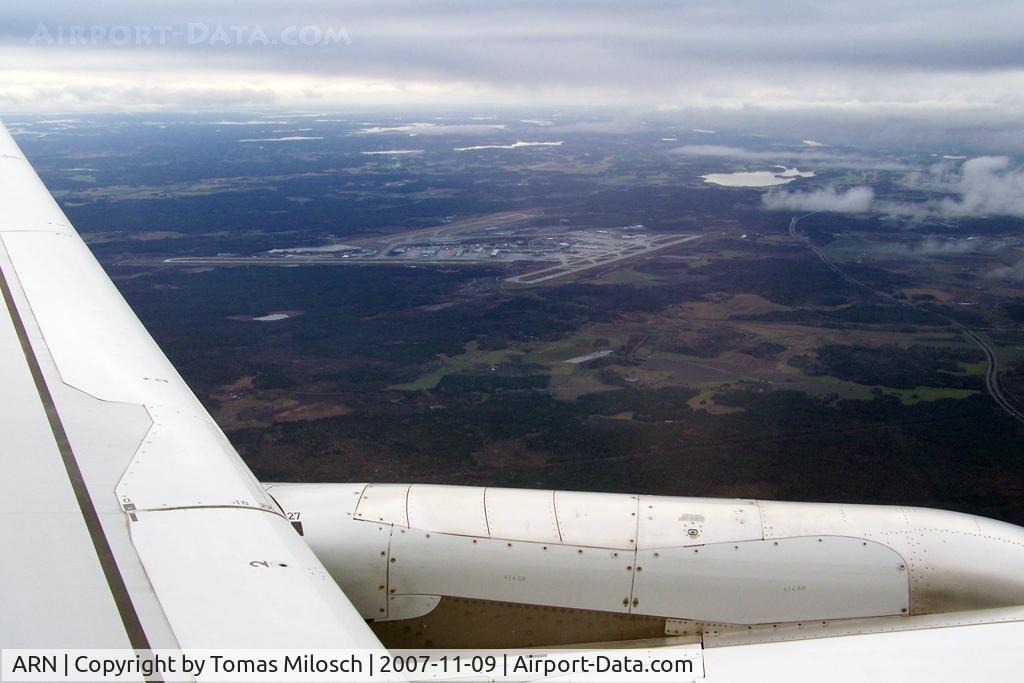 Stockholm-Arlanda Airport, Stockholm Sweden (ARN) - D-ABGG on approach to Arlanda