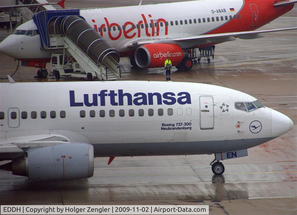 Hamburg Airport, Hamburg Germany (EDDH) - Man between Germany´s no. 1 and no. 2