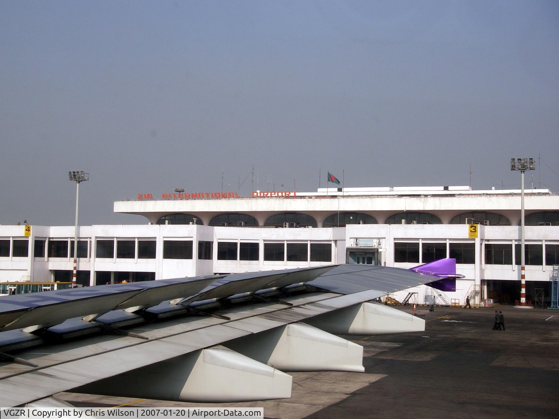 Zia International Airport, Dhaka Bangladesh (VGZR) - ZIA from onboard airplane