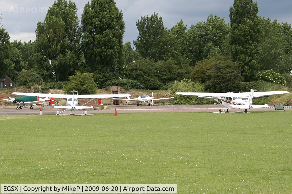 North Weald Airfield Airport, North Weald, England United Kingdom (EGSX) - A few residents on the Air Britain fly-in Saturday.