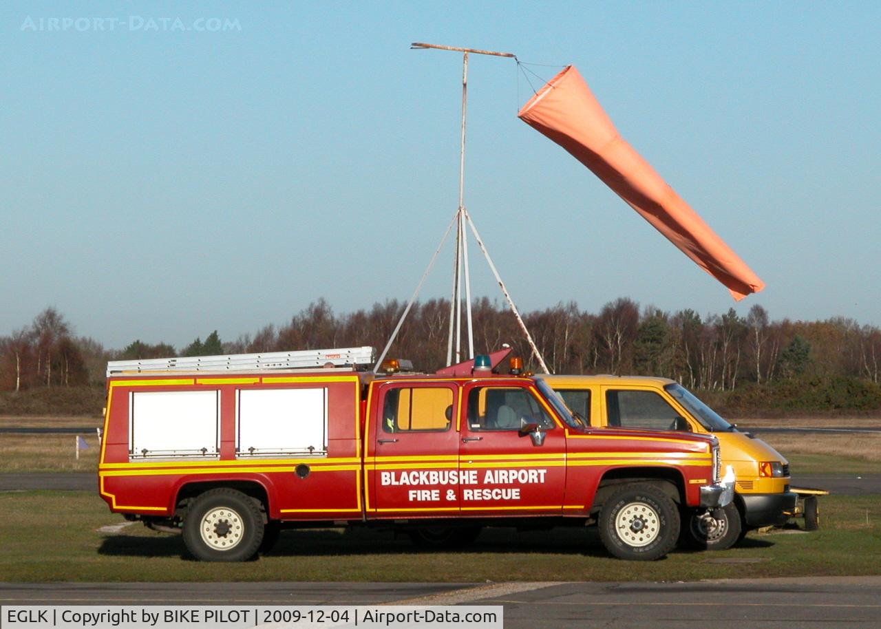 Blackbushe Airport, Camberley, England United Kingdom (EGLK) - ONE OF BLACKBUSHES FIRE TRUCKS