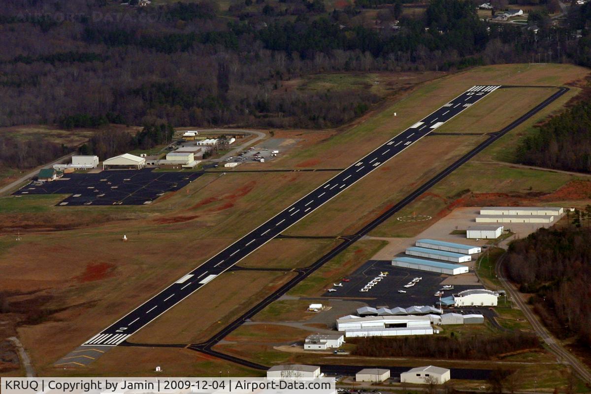 Rowan County Airport (RUQ) - Photo taken from 5500 ft.