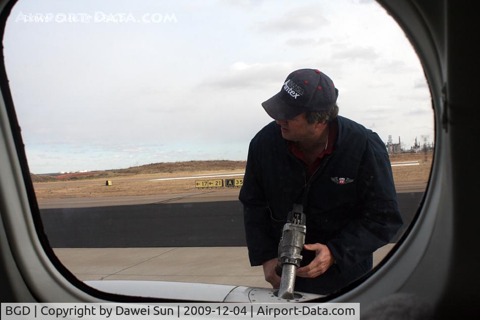 Hutchinson County Airport (BGD) - refueling