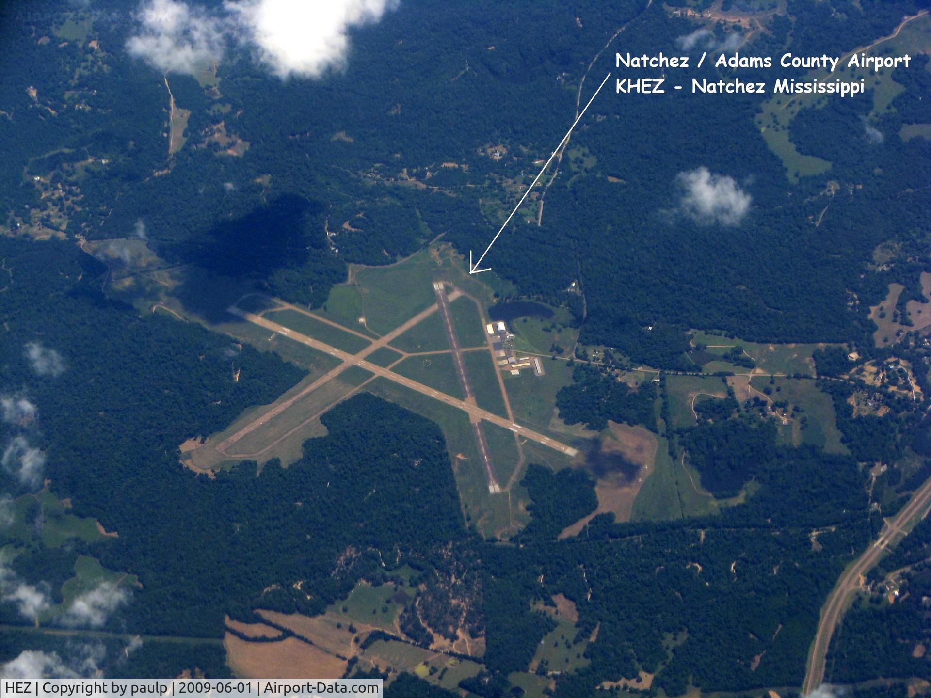 Hardy-anders Field Natchez-adams County Airport (HEZ) - On the way to Orlando Sanford from Shreveport Regional.