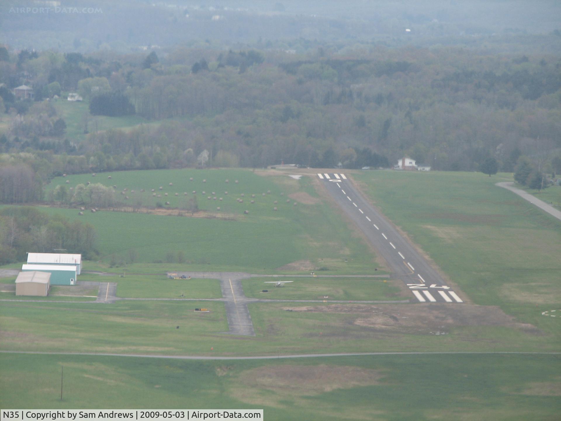 Punxsutawney Municipal Airport (N35) - Base to land 24