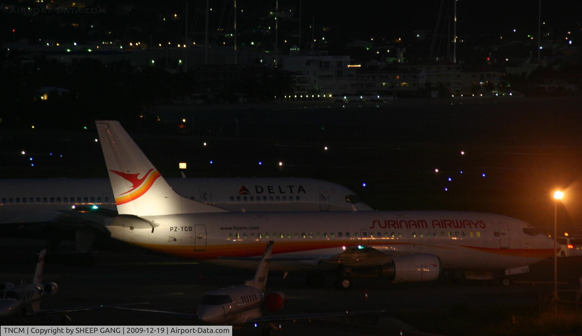 Princess Juliana International Airport, Philipsburg, Sint Maarten Netherlands Antilles (TNCM) - surinam airways at there gates