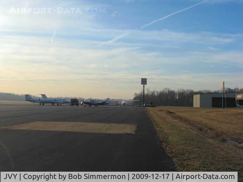 Clark Regional Airport (JVY) - Looking south towards ASI's ramp.