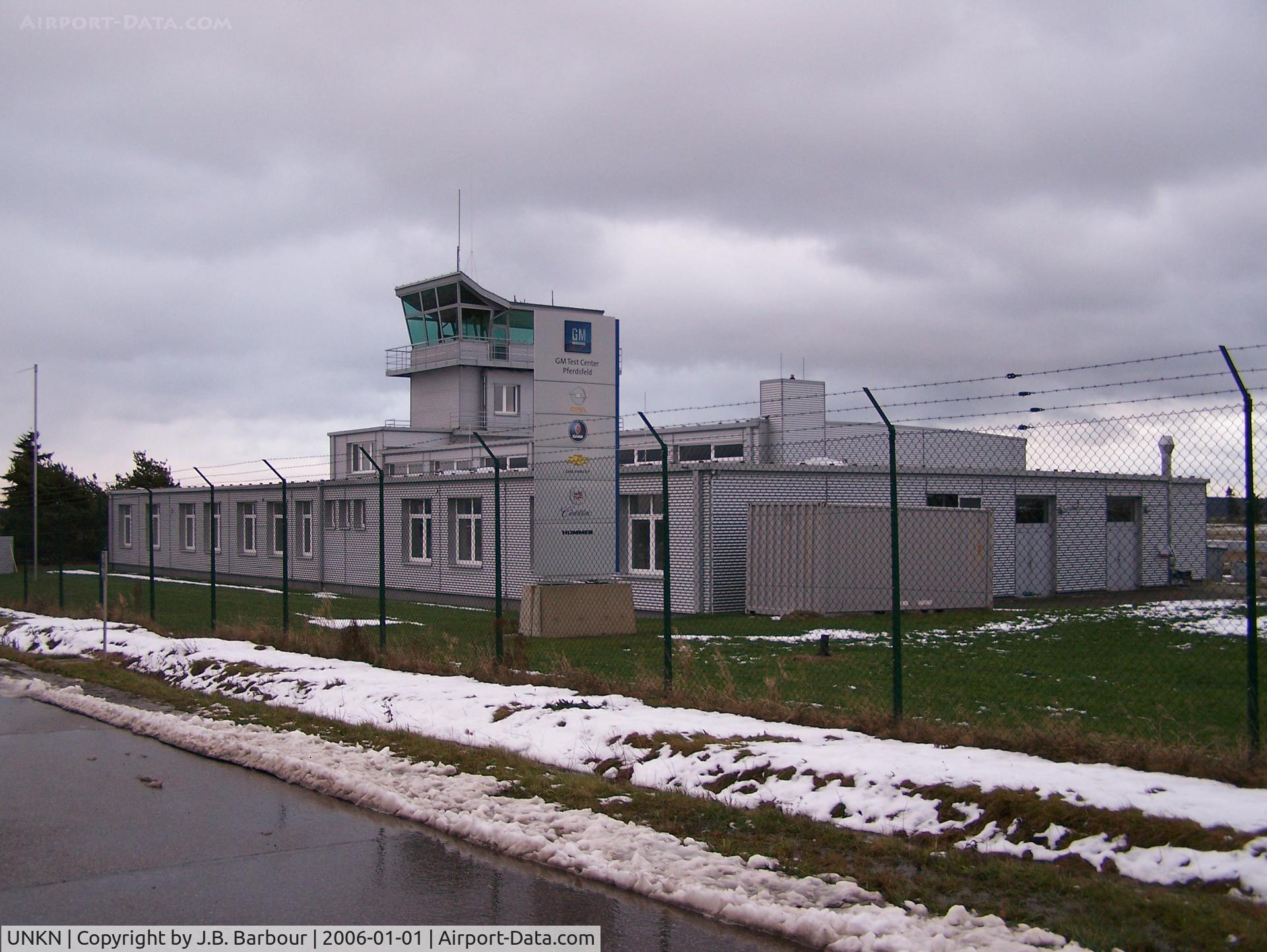 UNKN Airport - Once a Luftwaffe Airbase in Pferdsfeld, Germany.  It has gave way now to several businesses.  One of which is the GM Corp. for testing their new cars.
