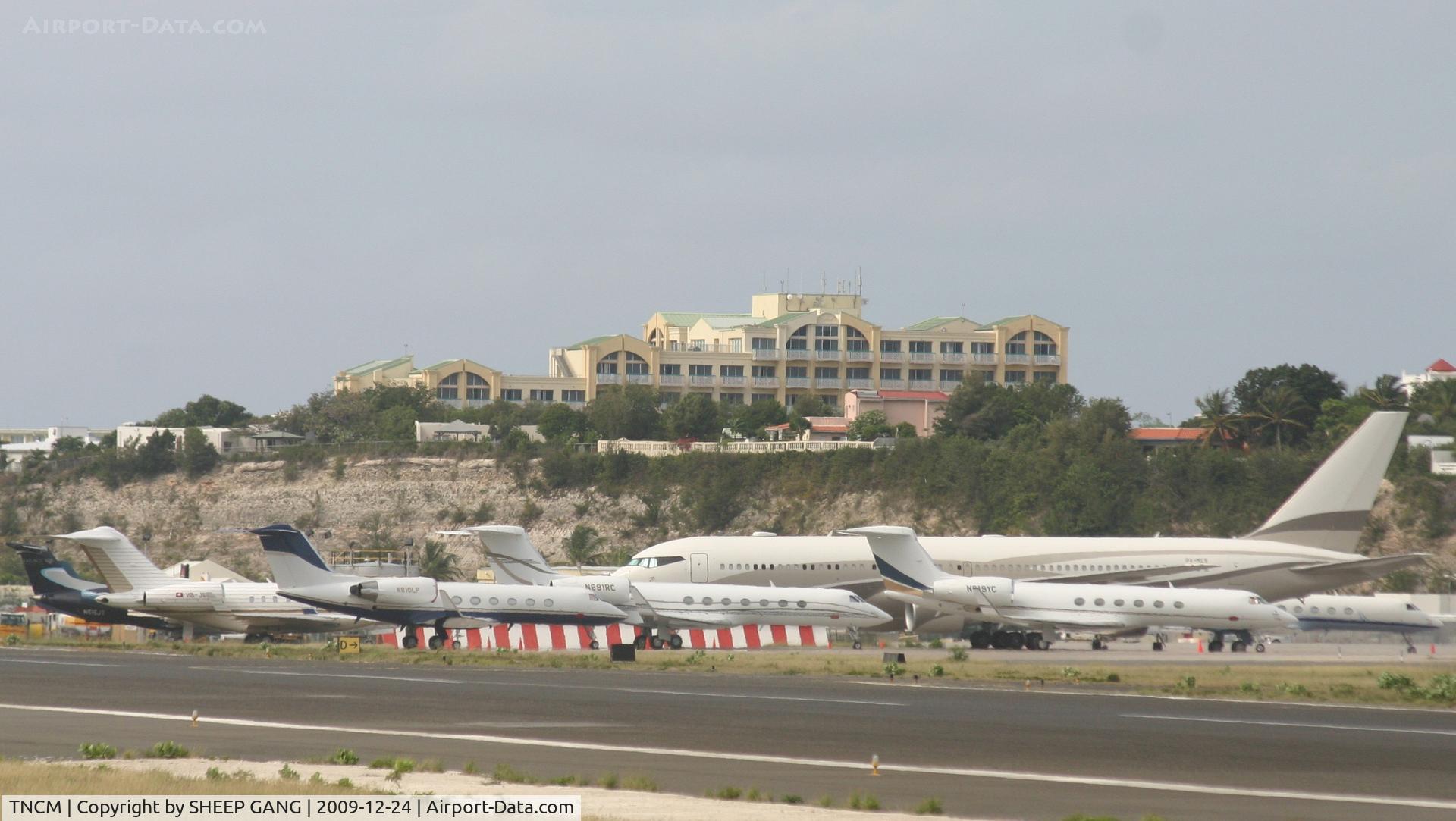 Princess Juliana International Airport, Philipsburg, Sint Maarten Netherlands Antilles (TNCM) - This is what it look like on any given day at TNCM