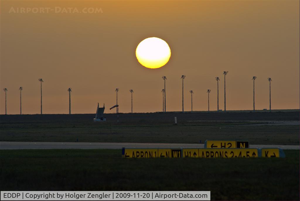Leipzig/Halle Airport, Leipzig/Halle Germany (EDDP) - Sunrise at LEJ
