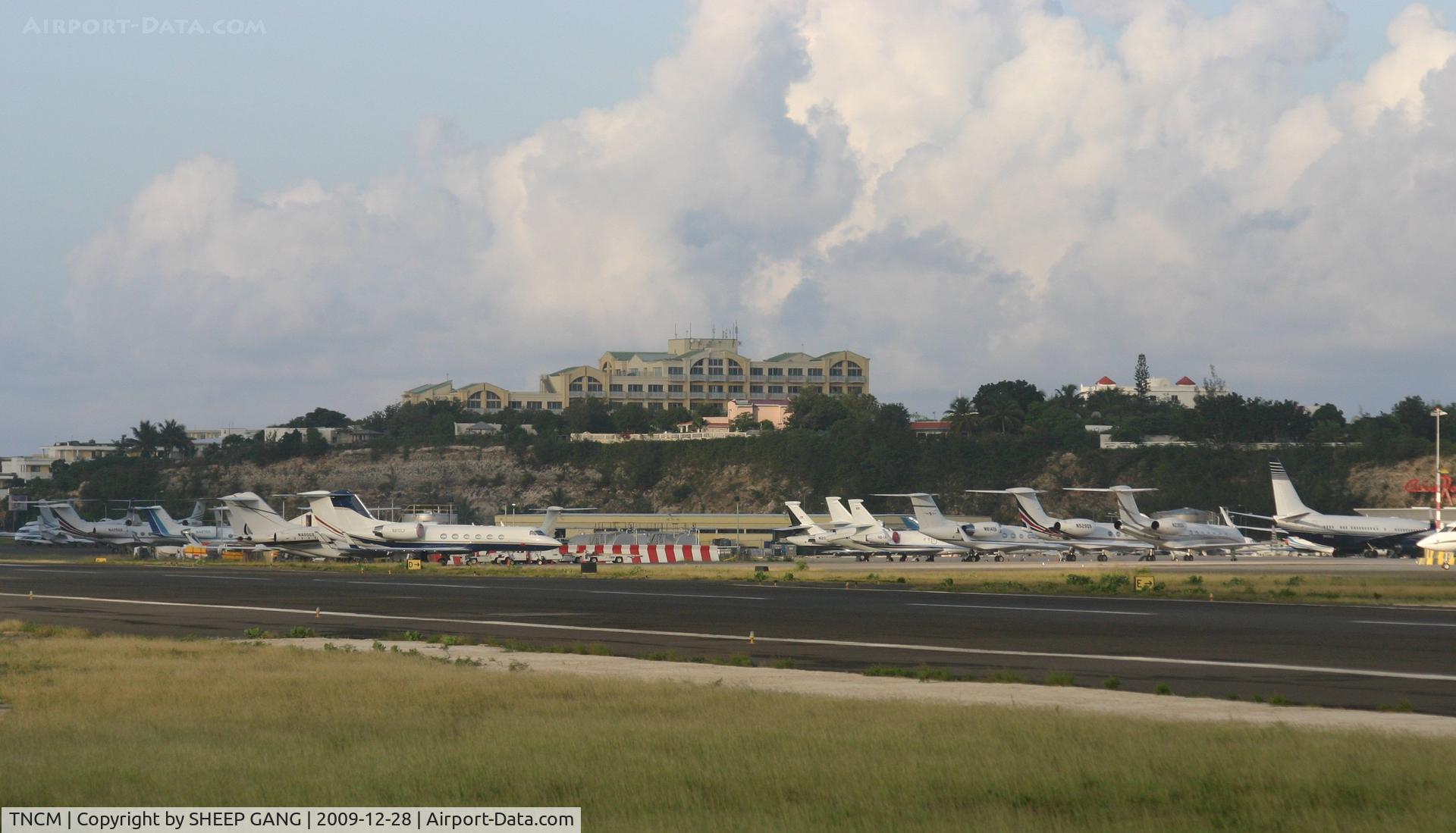 Princess Juliana International Airport, Philipsburg, Sint Maarten Netherlands Antilles (TNCM) - Just a birds i view of whats there is at TNCM