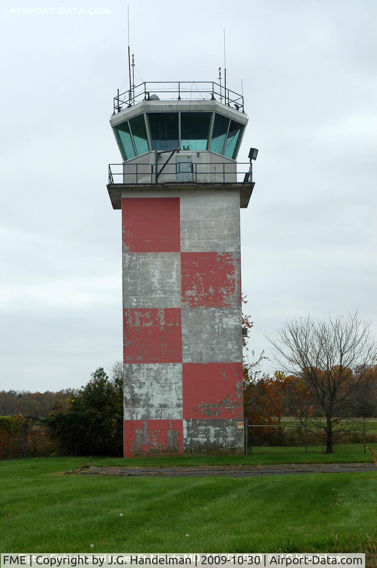 Tipton Airport (FME) - Old Army Air Field tower not in use