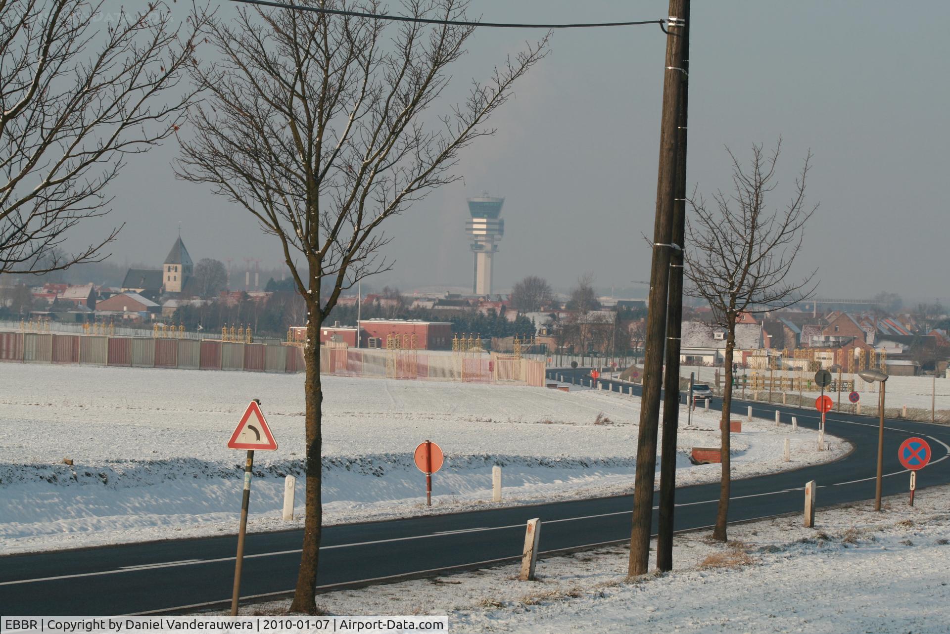 Brussels Airport, Brussels / Zaventem   Belgium (EBBR) - in the winter
