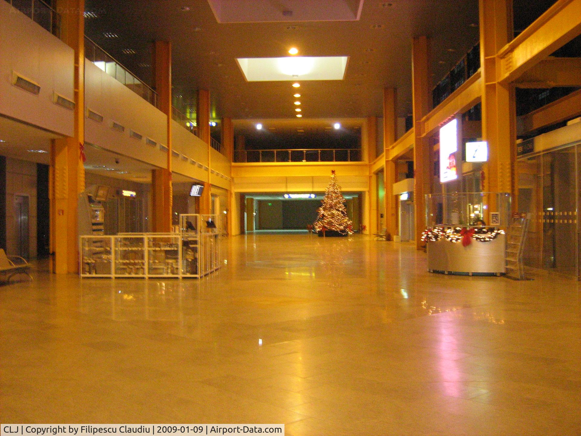 Cluj-Napoca International Airport, Cluj-Napoca Romania (CLJ) - Interior of Arrival terminal