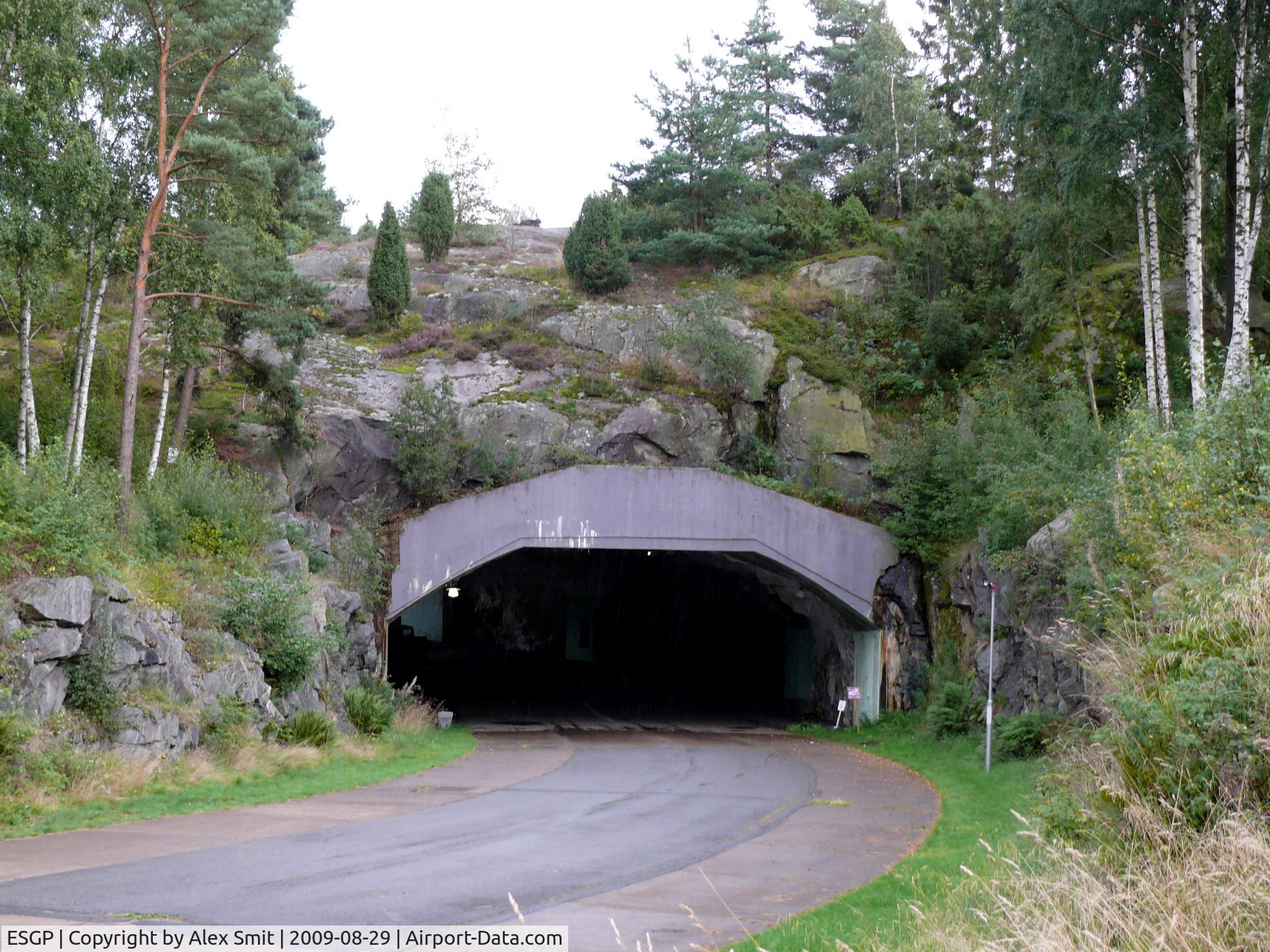 Göteborg City Airport (Säve), Göteborg Sweden (ESGP) - Museum is based in a former coldwar underground base