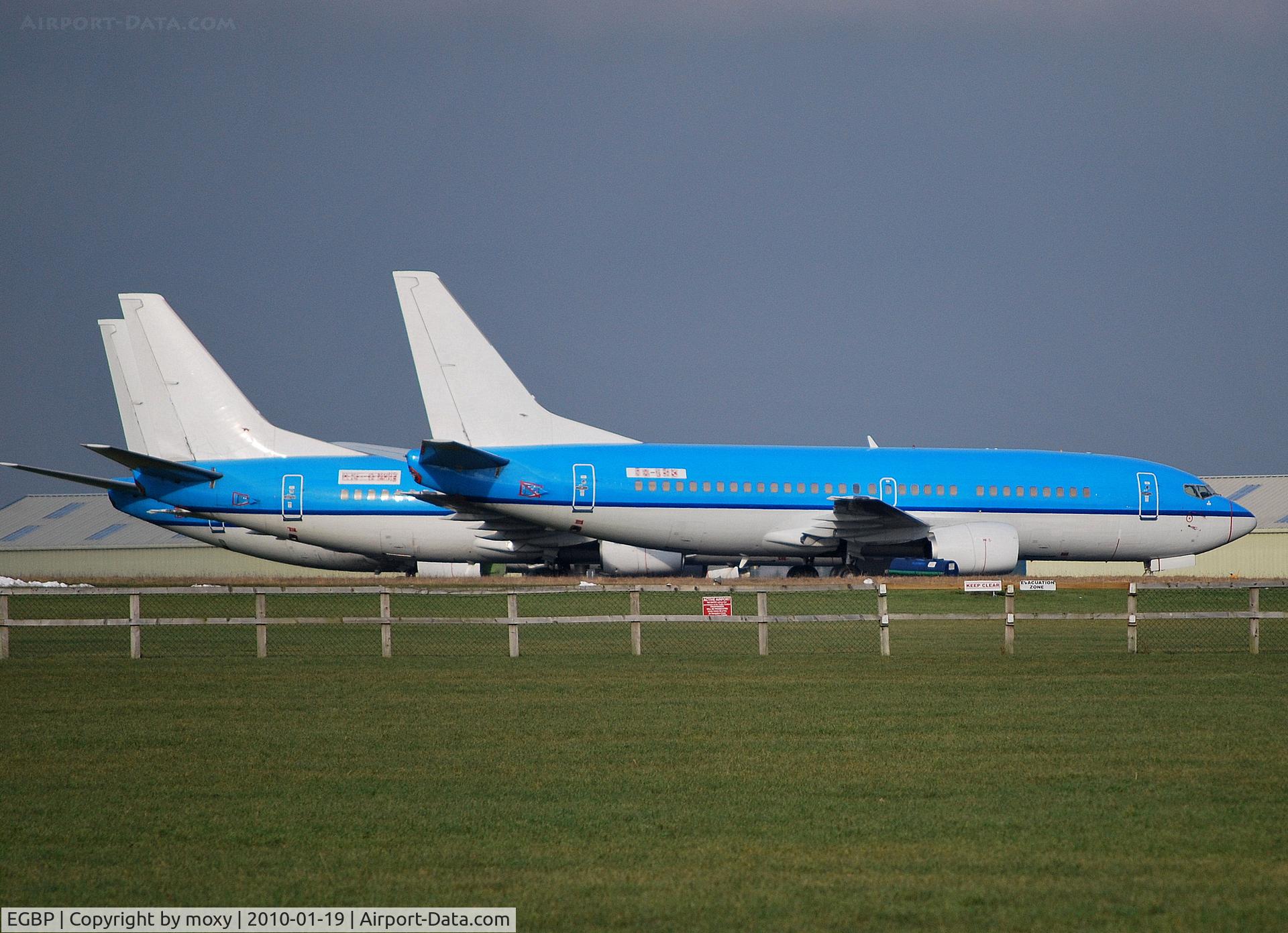 Kemble Airport, Kemble, England United Kingdom (EGBP) - Ex KLM B737s awaiting recycling at Kemble