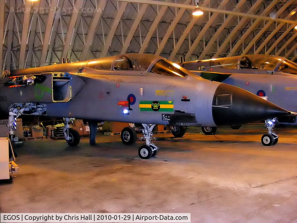 RAF Shawbury Airport, Shawbury, England United Kingdom (EGOS) - Tornado GR4 in storage at RAF Shawbury