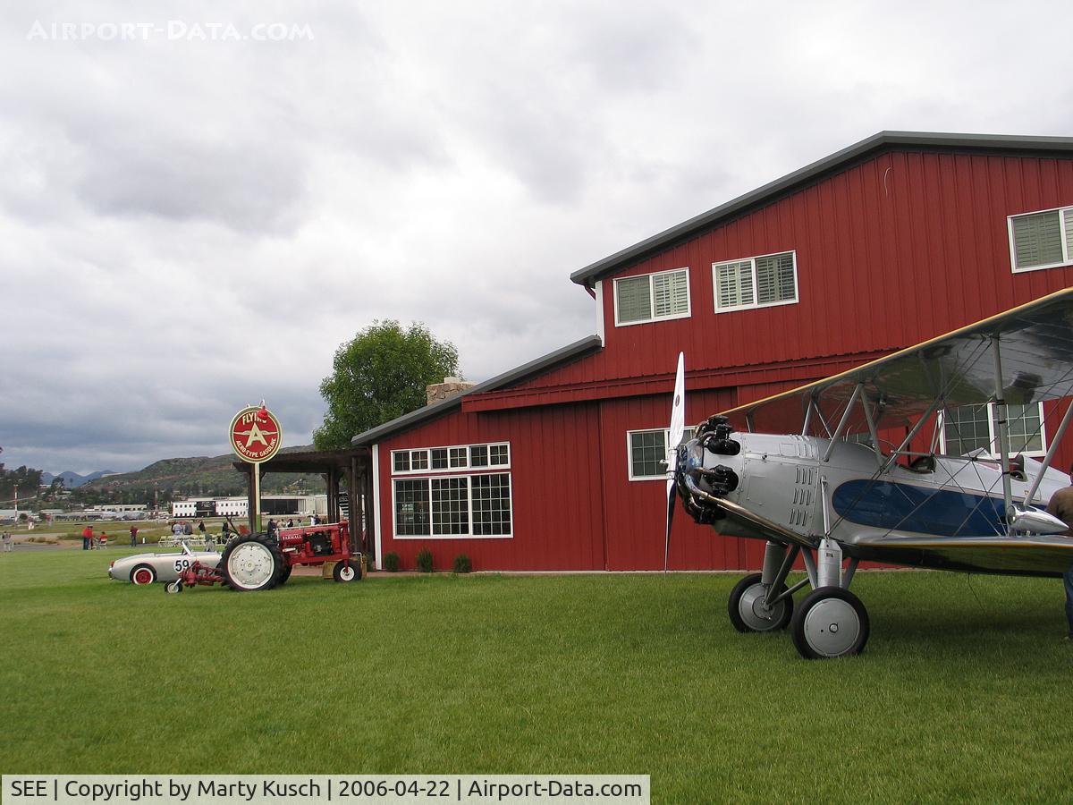 Gillespie Field Airport (SEE) - Residential hangars
