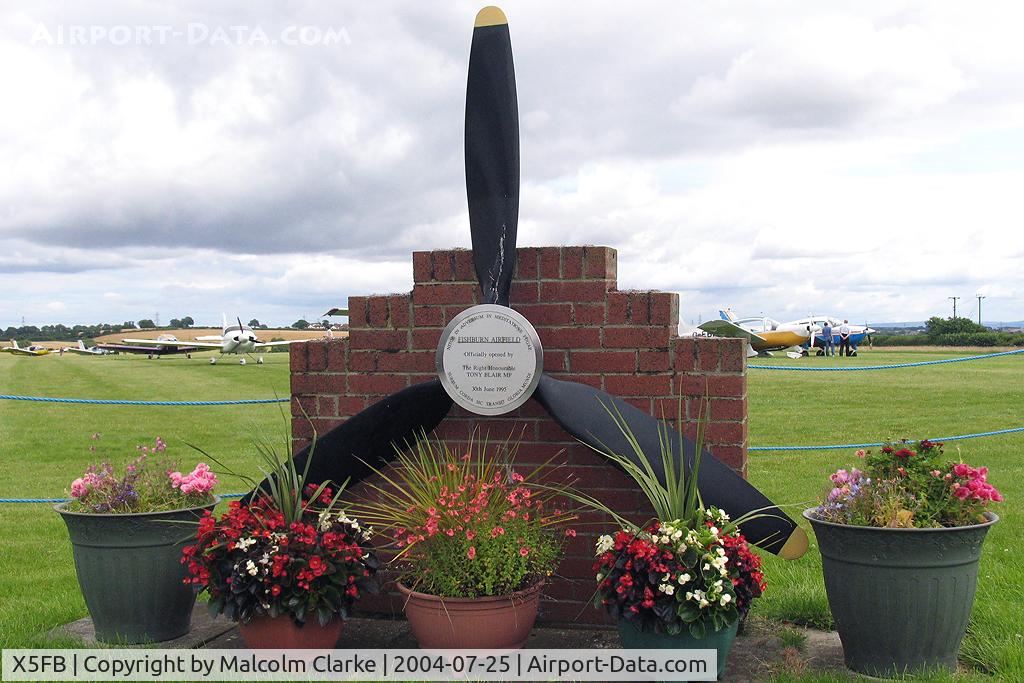 X5FB Airport - Fishburn Airfield opened by Tony Blair in 1995.