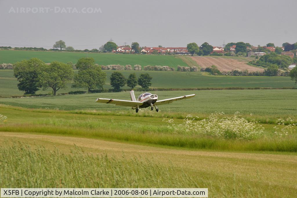 X5FB Airport - Fishburn Airfield, Co Durham, UK in 2006 with Rallye G-BCXB taking off from 26.