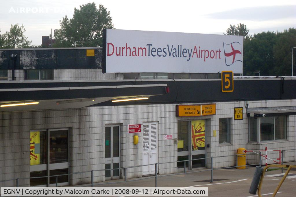 Durham Tees Valley Airport, Tees Valley, England United Kingdom (EGNV) - Durham Tees Valley Airport, Co Durham, UK in 2008.