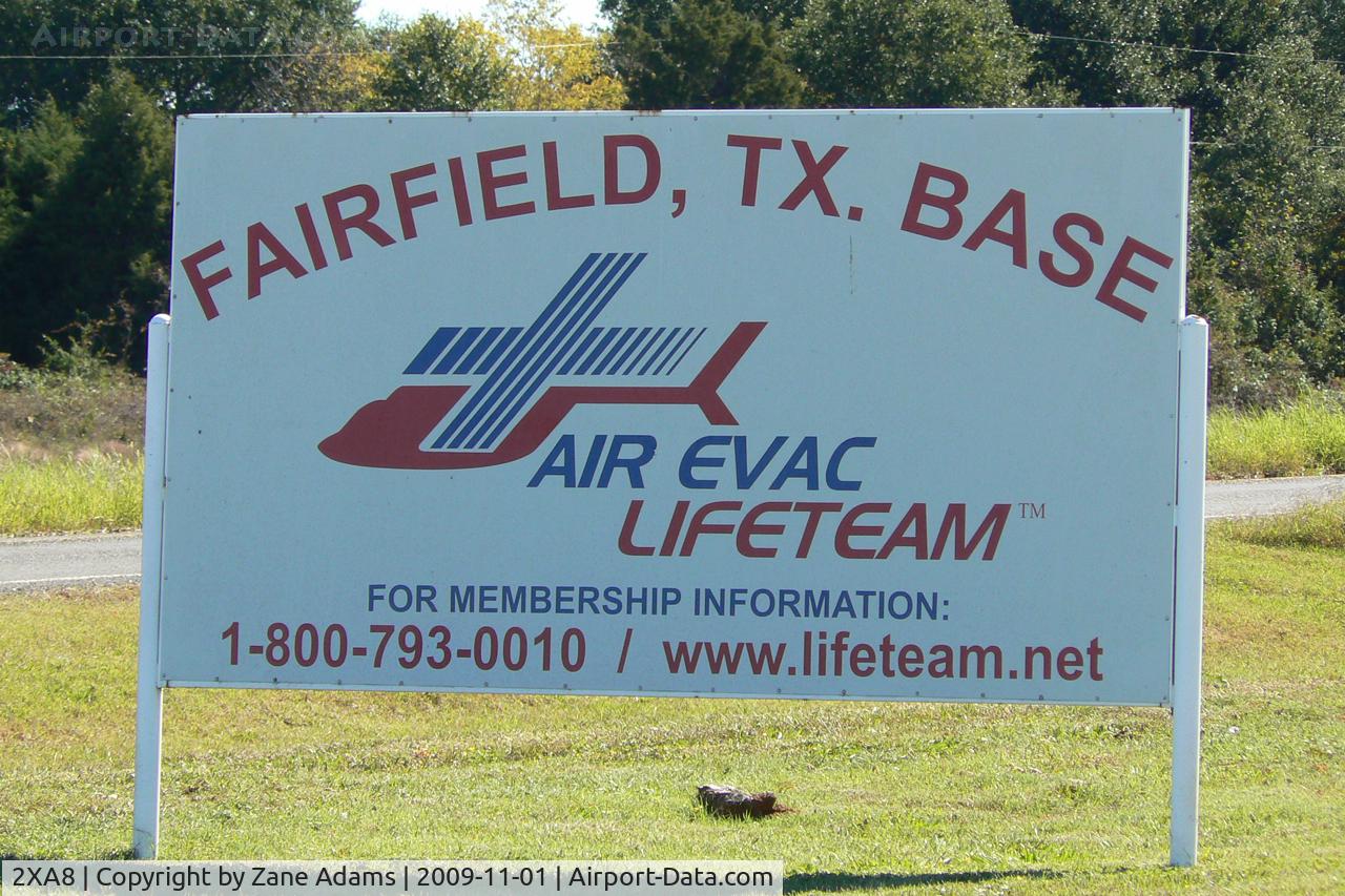 Air Evac 53 Heliport (2XA8) - Air Evac 53 Heliport, Fairfield, TX