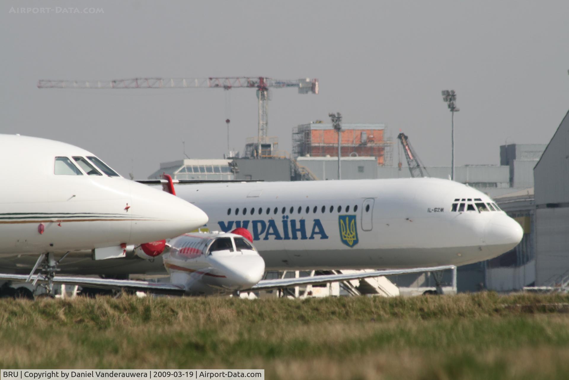 Brussels Airport, Brussels / Zaventem   Belgium (BRU) - G.A.apron during a European Summit