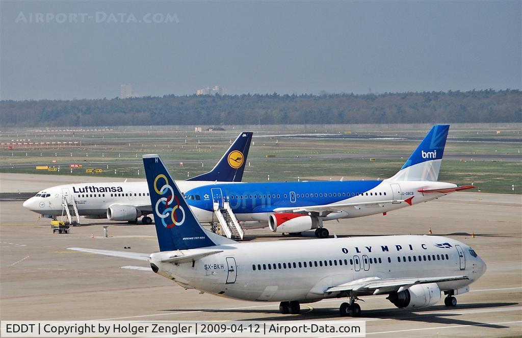 Tegel International Airport (closing in 2011), Berlin Germany (EDDT) - View to southern APRON