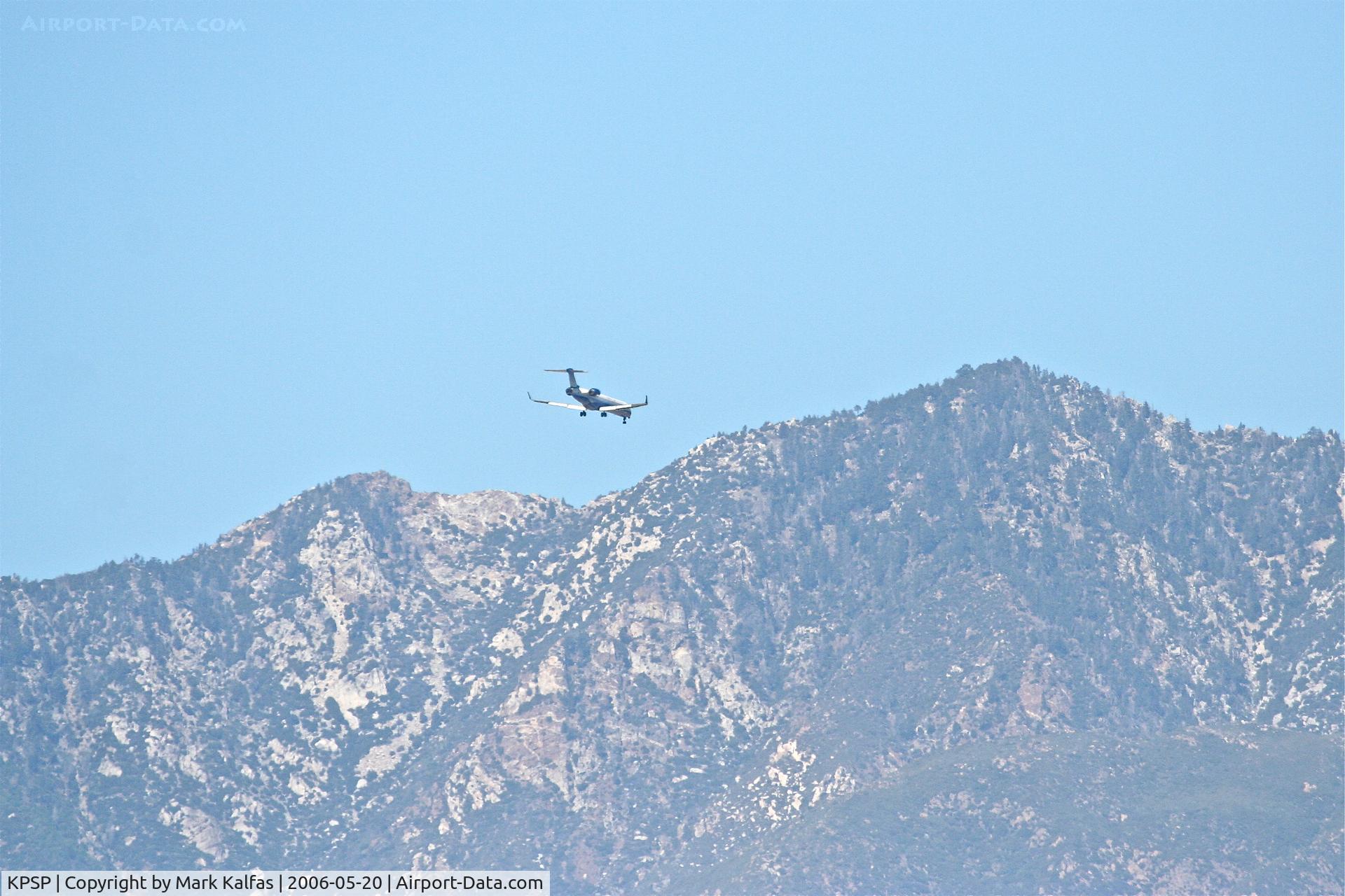Palm Springs International Airport (PSP) - SkyWest Bombardier CL-600-2C10, on approach to 31L KPSP.
