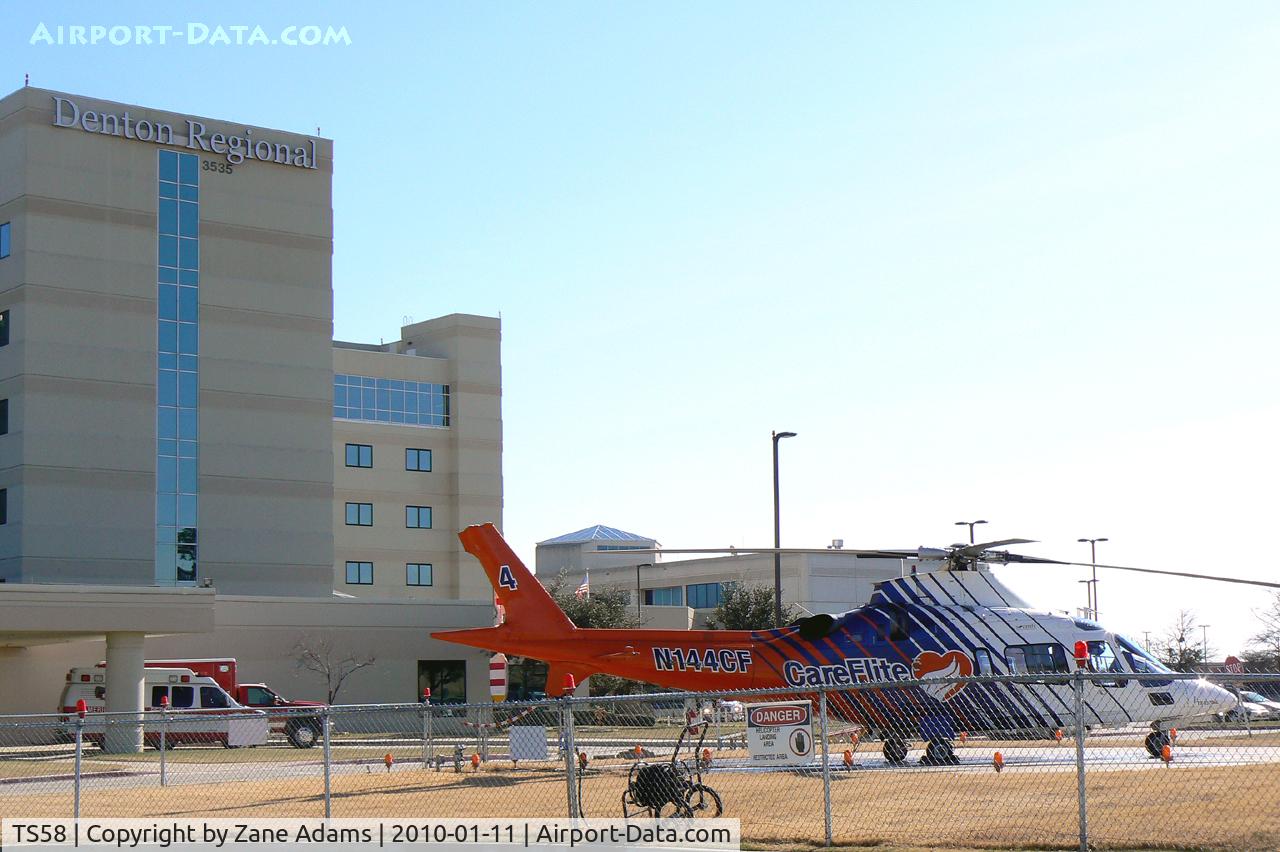 Denton Regional Medical Ctr - Flow Campus Heliport (TS58) - Care Flite at the Denton Regional Medical Center