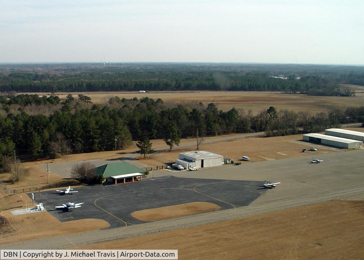 W H 'bud' Barron Airport (DBN) - Dublin Air Service FBO and fuel farm.  