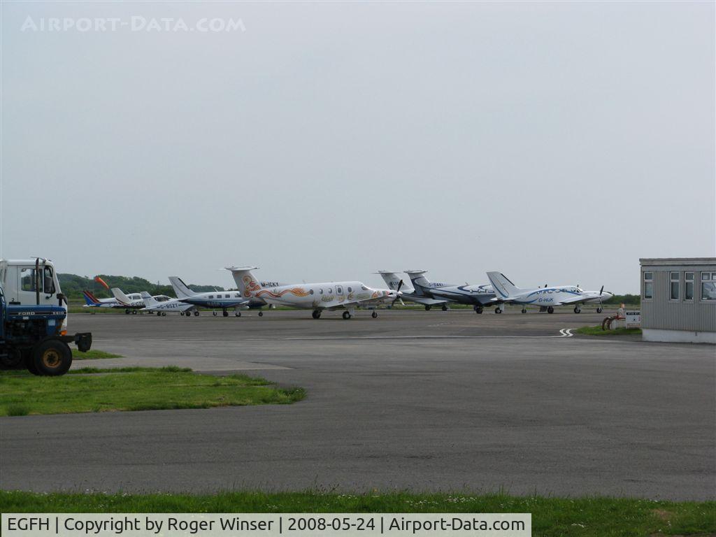 Swansea Airport, Swansea, Wales United Kingdom (EGFH) - Another busy day at the airport