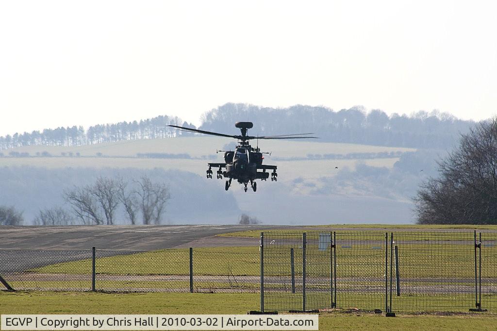 AAC Middle Wallop Airfield Airport, Andover, England United Kingdom (EGVP) - Army Air Corps Westland WAH-64 Apache AH1 673 Sqn