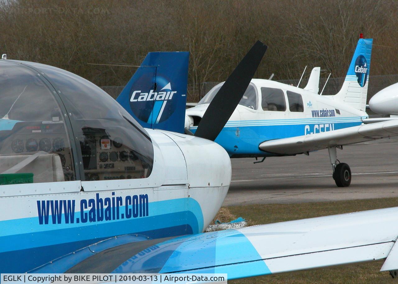 Blackbushe Airport, Camberley, England United Kingdom (EGLK) - CABAIR TRAINERS