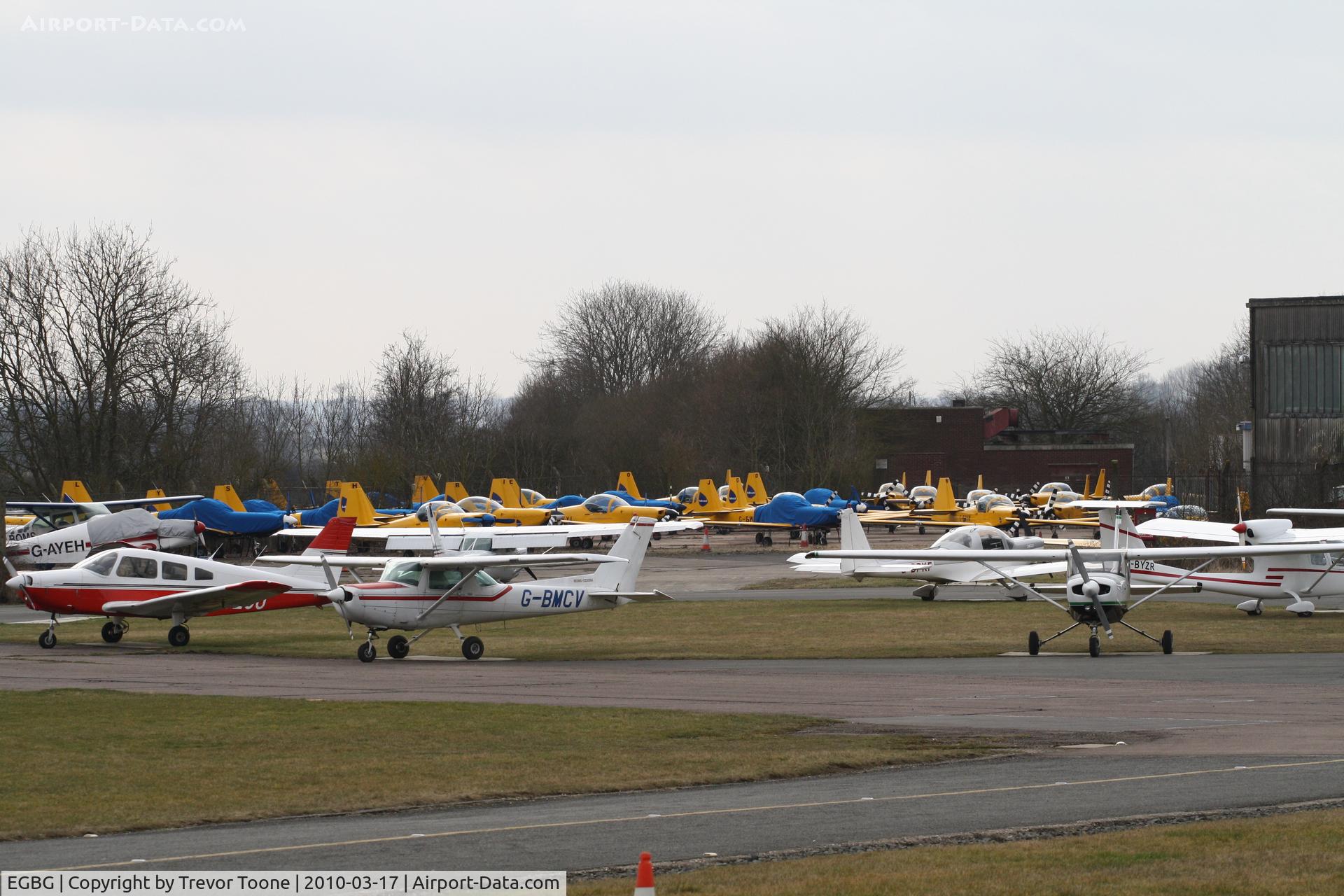Leicester Airport, Leicester, England United Kingdom (EGBG) - STORED Slingsby T.67Ms at Leicester