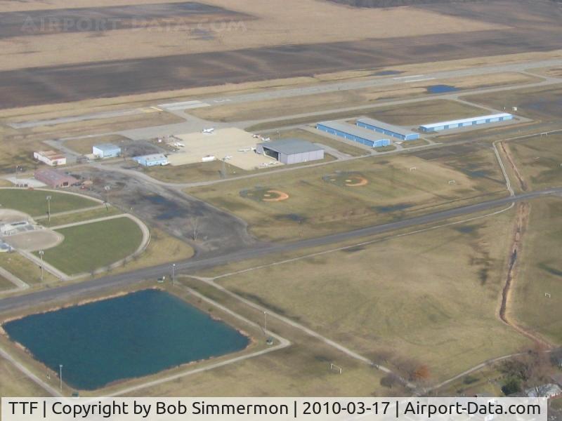 Custer Airport (TTF) - Looking NW from downwind RWY 21