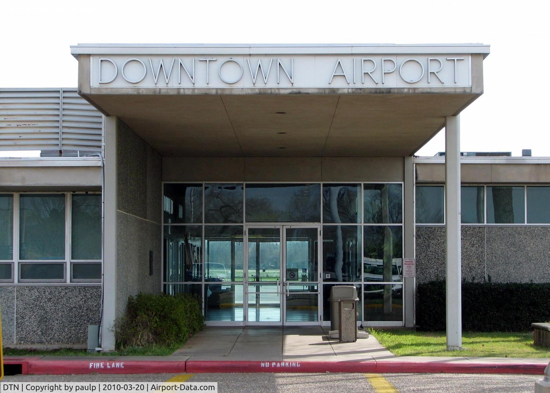 Shreveport Downtown Airport (DTN) - Front entrance to the terminal at Shreveport's Downtown Airport.
