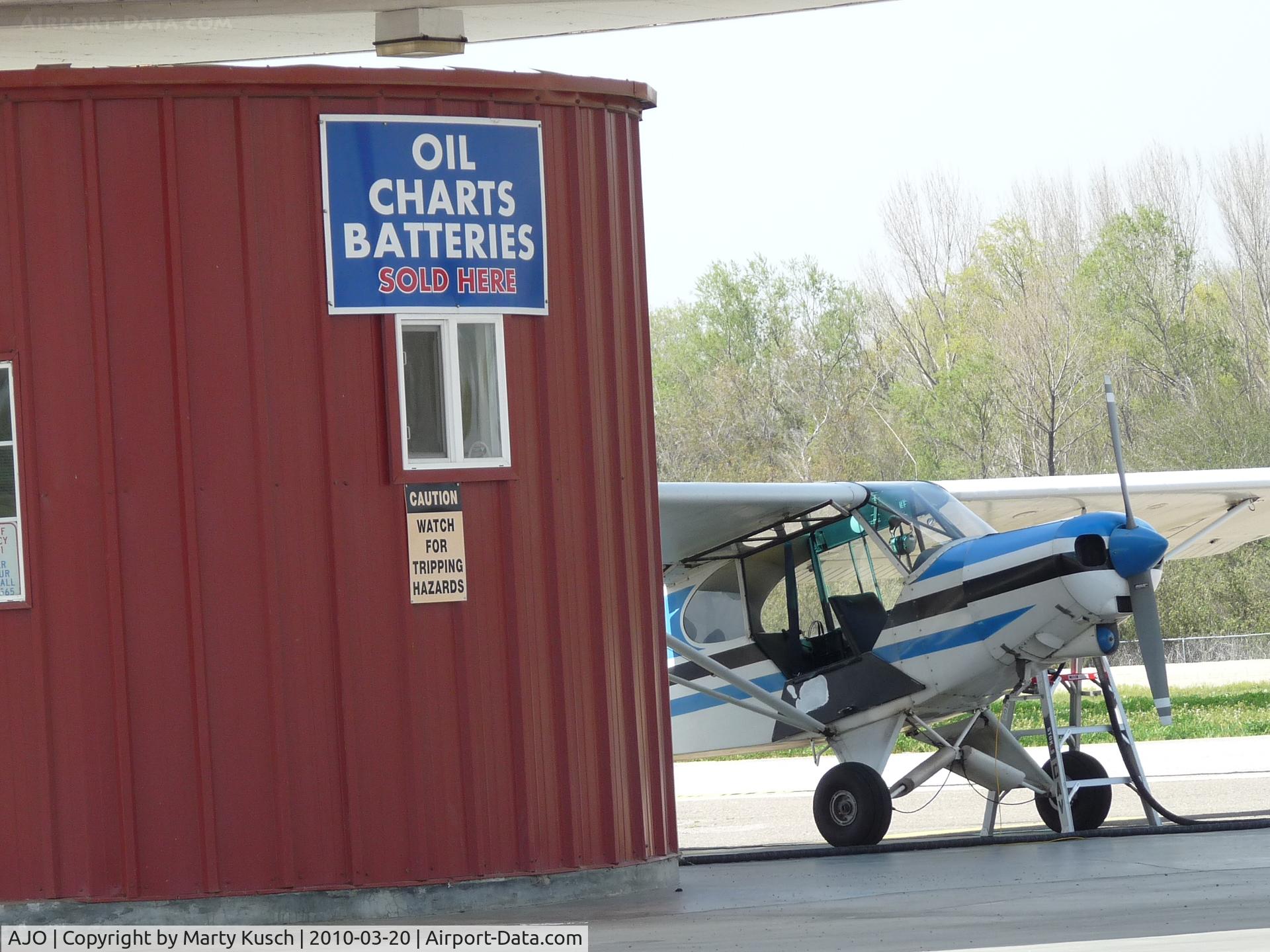 Corona Municipal Airport (AJO) - Fuel Island