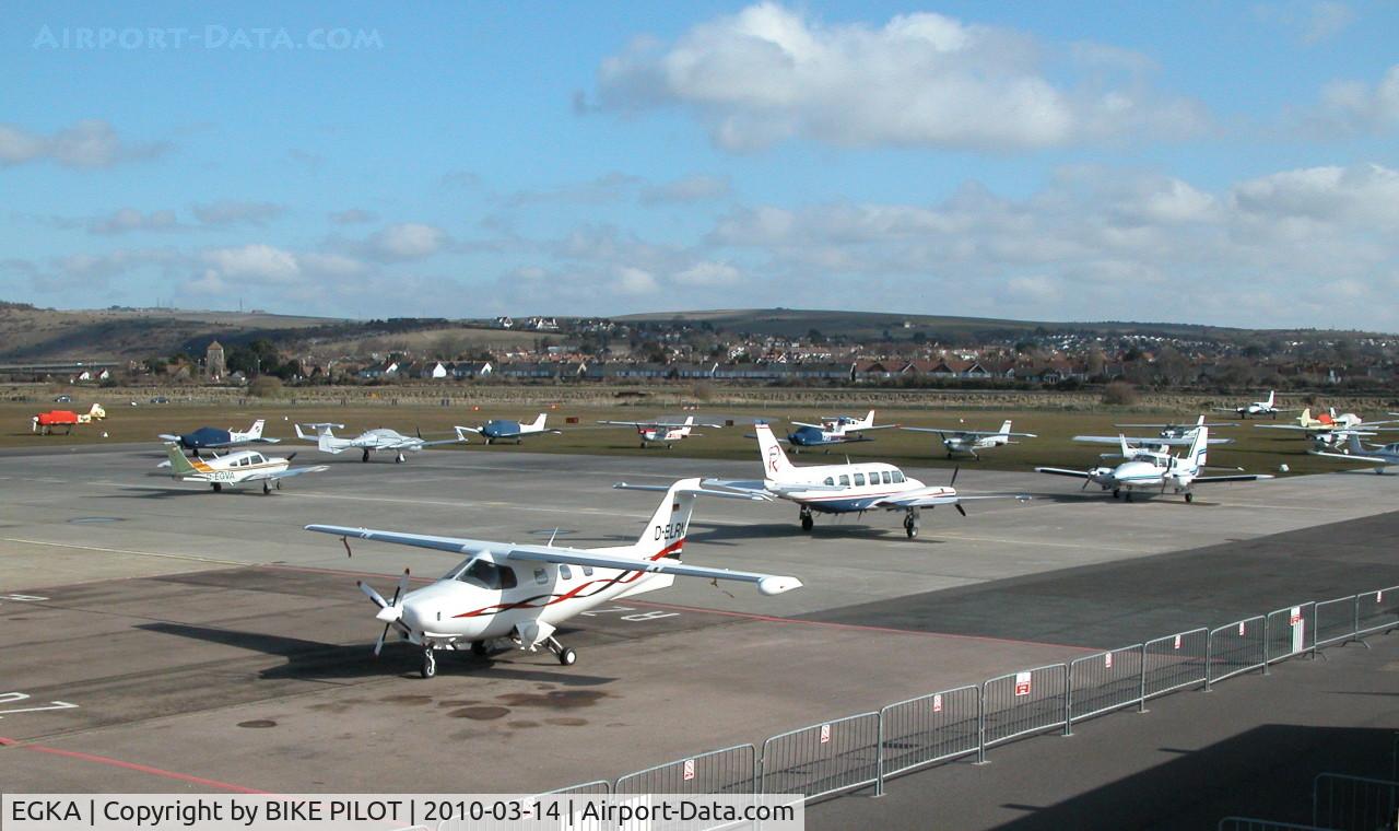 Shoreham Airport, Shoreham United Kingdom (EGKA) - SHOREHAM MAIN APRON